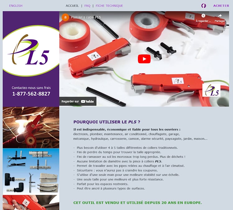 Pistolet à câble PL5
